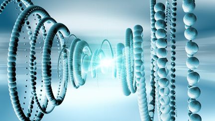 Mod&eacute;lisation de neutrinos, une particule de charge &eacute;lectrique neutre. (VICTOR HABBICK VISIONS / VHB)