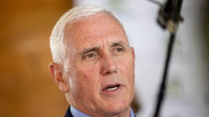 Mike Pence annonce le 5 juin 2023 avoir déposé sa candidature à l'investiture républicaine. (SCOTT EISEN / GETTY IMAGES NORTH AMERICA)