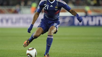 Nicolas Anelka (le 17-06-10) lors du Mondial 2010 en Afrique du Sud (AFP PHOTO / OMAR TORRES)