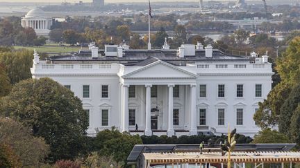 Une vue de la Maison Blanche, à Washington DC, le 4 novembre 2024. (NURPHOTO / AFP)