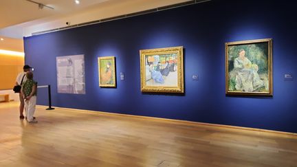 Exposition "Côté Jardin - De Monet à Bonnard" au musée des Impressionnismes à Giverny. (ANNE CHEPEAU / RADIO FRANCE)