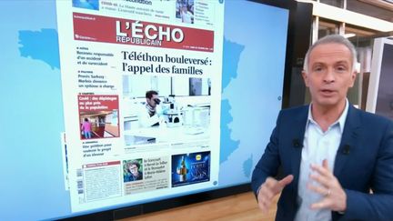 Vaccination, Téléthon… Les Unes des quotidiens régionaux (FRANCE 2)