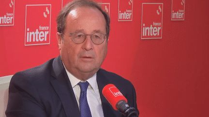 François Hollande sur France Inter le 9 octobre 2023. (FRANCE INTER / RADIO FRANCE)