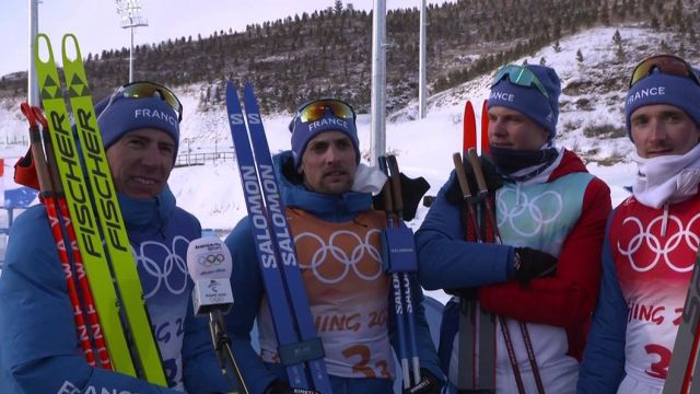 Encore une médaille pour l'équipe de France de biathlon ! Au terme du relais 4x7,5 km, l'équipe de France a été sacrée vice-championne olympique, derrière les Norvégiens (+27''4). Pour Quentin Fillon Maillet, qui en est déjà à sa cinquième médaille dans ces Jeux olympiques, il s'agit d'une récompense symbolique et très importante.