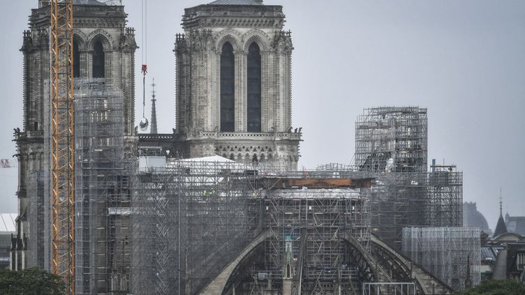 The cathedral of Notre-Dame de Paris, April 14, 2023. (FIRAS ABDULLAH / ANADOLU AGENCY)