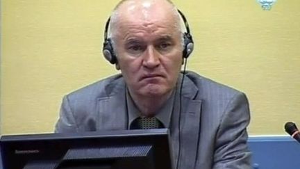 Première comparution de Ratko Mladic devant le Tribunal pénal international pour l'ex-Yougoslavie (TPIY) à La Haye (AFP PHOTO / COURTESY OF THE ICTY)