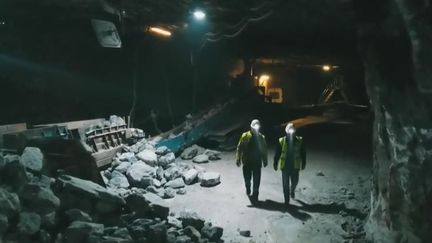 Zoom sur une mine de sel en Meurthe-et-Moselle.&nbsp; (FRANCE 2)