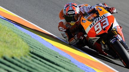 Marc Marquez (Honda) champion du monde MotoGP (JOSE JORDAN / AFP)