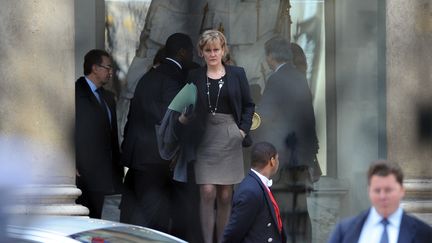 La ministre de l'apprentissage Nadine Morano le 10 mars 2011 &agrave; Paris. (BERTRAND GUAY / AFP)