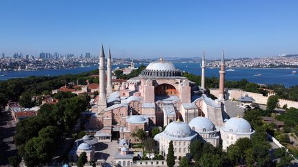 L'ancienne basilique Sainte-Sophie à Istanbul en Turquie, le 6 juillet 2020. (MURAD SEZER / REUTERS)