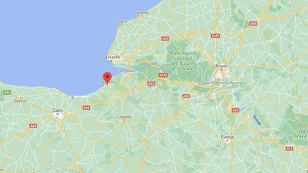 La police a déjoué une rixe entre bandes rivales&nbsp;à Deauville, jeudi&nbsp;25 février 2021. (CAPTURE D'ÉCRAN GOOGLE MAPS)