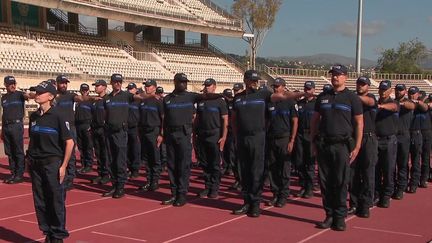 Ce sont 45 policiers municipaux de la ville de Nice (Alpes-Maritimes) qui vont défiler sur les Champs-Élysées à Paris pour le 14 juillet. (CAPTURE ECRAN FRANCE 2)