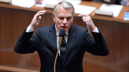 Le Premier ministre Jean-Marc Ayrault, le 11 juin 2013 &agrave; l'Assembl&eacute;e nationale &agrave; Paris. (ERIC FEFERBERG / AFP)