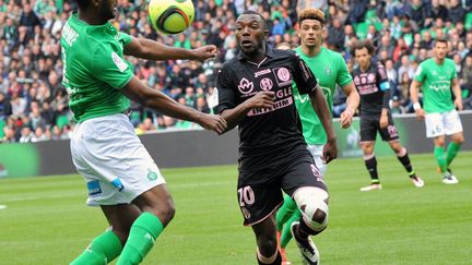 Theophile-Catherine face à Steeve Yago (THIERRY ZOCCOLAN / AFP)