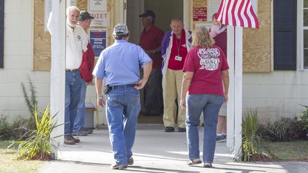 Bureau de vote à Crawfordville, en Floride, le 8 novembre. (MARK WALLHEISER / GETTY IMAGES NORTH AMERICA)