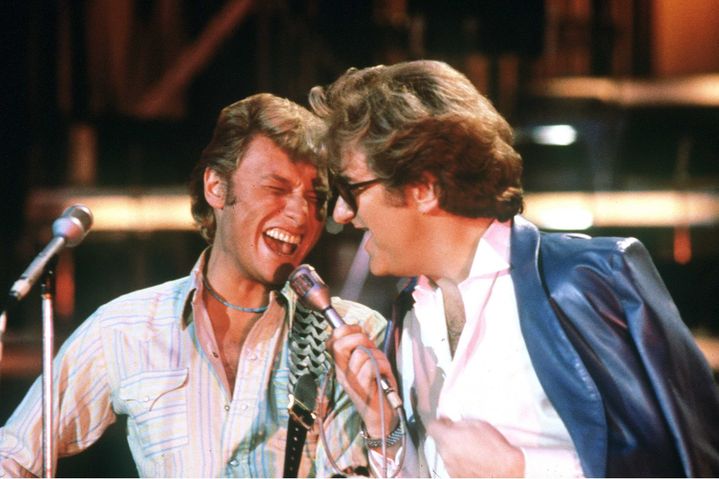 Johnny Hallyday Eddy Mitchell archives de 1986
 (BENAROCH/SIPA)