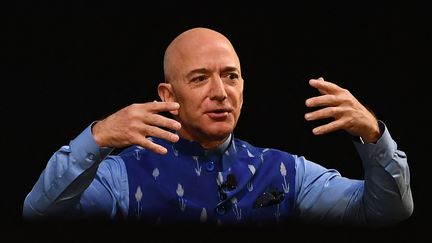 Jeff Bezos, en janvier 2020. (SAJJAD  HUSSAIN / AFP)