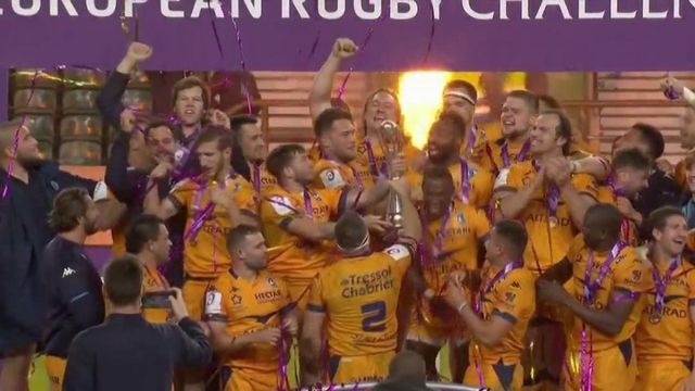 Le MHR soulève le trophée de la Challenge Cup à Twickenham