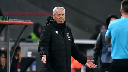 Lucien Favre était revenu sur le banc de l'OGC Nice en début de saison après un premier passage entre 2016 et 2018. (UWE KRAFT / AFP)