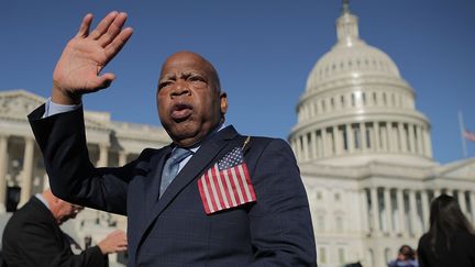 John Lewis devant le Capitole à Washington le 4 octobre 2017 (CHIP SOMODEVILLA / GETTY IMAGES NORTH AMERICA)