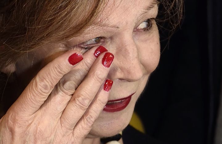 Lydie Salvayre, prix Goncourt 2014, le 5 novembre 2014 &agrave; Paris. (ERIC FEFERBERG / AFP)