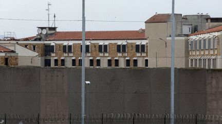 La prison de Perpignan (Pyrénées-Orientales), mardi 17 mars 2020, au premier jour du confinement en France pour arrêter la propagation du nouveau coronavirus. (RAYMOND ROIG / AFP)