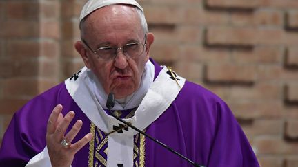 Le Pape François à Rome le 12 mars 2017 (ALBERTO PIZZOLI / AFP)