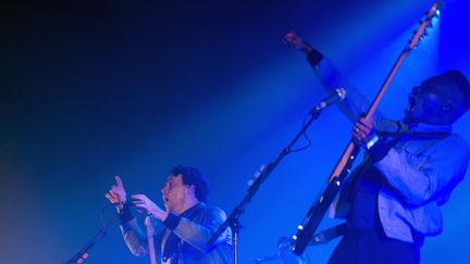 Metronomy en tournée partout en France pour son dernier album "Love Letters", ici aux Eurockéennes de Belfort en juillet 2014
 (SEBASTIEN BOZON / AFP)