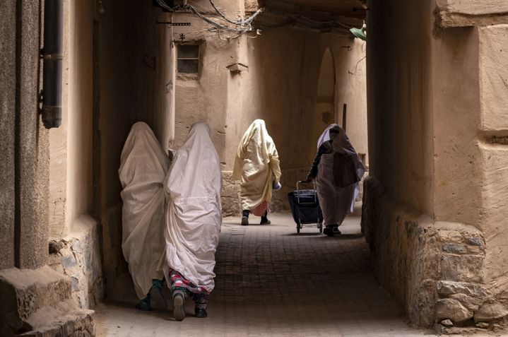 La ville de Figuig dans la région de l'Oriental, à la frontière avec l'Algérie. Une région qui se sent oubliée par Rabat. (FADEL SENNA / AFP)