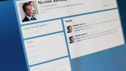 Le compte Twitter de Nicolas Sarkozy (AFP PHOTO THOMAS COEX)