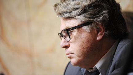 Gilbert Collard, d&eacute;put&eacute; du Gard, &agrave; l'Assembl&eacute;e nationale le 17 juillet 2012. (BERTRAND GUAY / AFP)