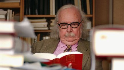 Alain Rey, directeur éditorial des Dictionnaires Le Rober et président honoraire du festival du Mot de la Charité-sur-Loire (Nièvre)
 (ERIC FEFERBERG / AFP)