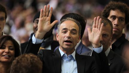 Jean-Fran&ccedil;ois Cop&eacute; lors du congr&egrave;s fondateur des R&eacute;publicains, samedi 30 mai 2015, &agrave; Paris. (CHARLY TRIBALLEAU / AFP)