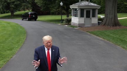 Le président américain, Donald Trump, le 21 mai 2020 à Washington (Etats-Unis). (ALEX WONG / GETTY IMAGES NORTH AMERICA / AFP)