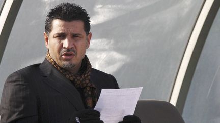 La légende du football iranien Ali Daei, le 14 janvier 2009 à Téhéran (Iran). (HASAN SARBAKHSHIAN / AP / SIPA)