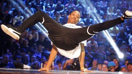 Le B-Boy américain Morris à la Red Bull BC One, à Moscou le 26 nov 2011.
 (Mikhail Metzel/NBC/AP/SIPA)