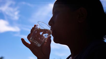 Quatre départements du Sud-Est sont placés en vigilance orange "canicule", dimanche 9 juillet 2023. (MATHIEU THOMASSET / HANS LUCAS / AFP)