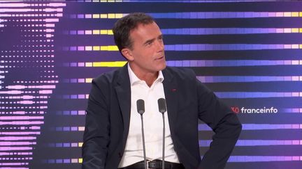 Sandro Gozi,&nbsp;député européen Renew était l'invité&nbsp;du "8h30&nbsp;franceinfo", dimanche 25&nbsp;septembre 2022. (FRANCEINFO / RADIOFRANCE)