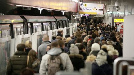 &nbsp; (La ligne 1 du métro parisien. © maxPPP)