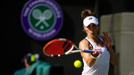 La Française Alizé Cornet à Wimbledon, le 2 juillet 2022.&nbsp; (ROB PRANGE / SPAIN DPPI)