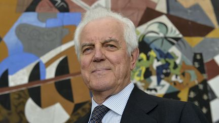 L'un des fondateurs de la marque Benetton, Gilberto Benetton, le 8 juillet 2016 à Rome, en Italie. (LUIGI MISTRULLI / SIPA)