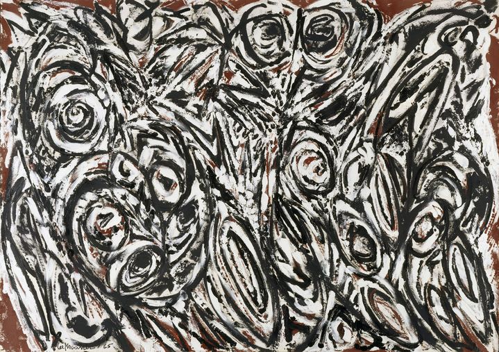 Lee Krasner, "Créatures nocturnes (Night Creatures)", 1965, New York, Collection of the Metropolitan Museum of Art
 ( Adagp, Paris 2018 Photo © The Metropolitan Museum of Art, Dist. RMN-GP / Image of the MMA)