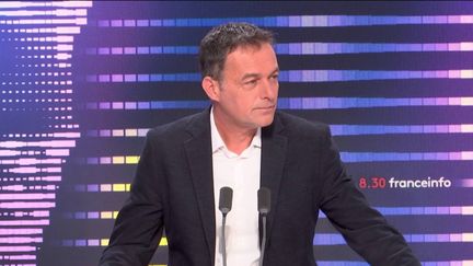 Christophe Robert, délégué général de la Fondation Abbé Pierre, était l'invité du "8h30&nbsp;franceinfo", mercredi 26 octobre 2022. (FRANCEINFO / RADIOFRANCE)