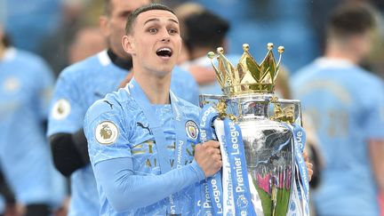 A 21 ans Phil Foden est déjà triple champion d'Angleterre avec son club formateur. (PETER POWELL / POOL / AFP)