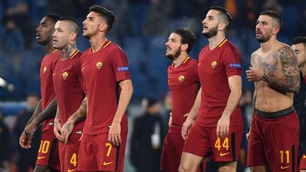 Les joueurs de la Roma qualifiés pour les huitièmes de finale de la Ligue des champions