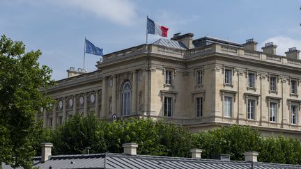 Le ministère des Affaires étrangères, le 20 juin 2022, à Paris. (MAGALI COHEN / HANS LUCAS / AFP)