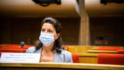 L'ancienne ministre de la Santé, Agnès Buzyn, le 23 septembre 2020 à l'Assemblée nationale. (XOSE BOUZAS / HANS LUCAS / AFP)