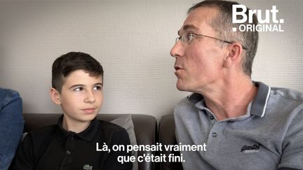 Karl a subi une greffe du cœur il y a 5 ans. Sa famille pense tous les jours au donneur anonyme qui a secouru leur enfant. (BRUT)