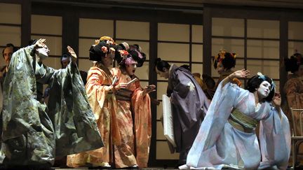 "Madame Butterfly" de Puccini à la Scala à l'ouverture de la Scala le 7 décembre 2016.
 (HO / BRESCIA - AMISANO - TEATRO ALLA SCALA / AFP)