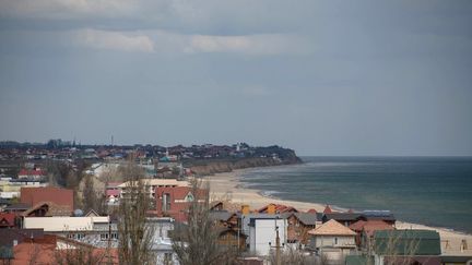 Vue d'Odessa, ville côtière du sud de l'Ukraine, le 12 avril 2022. (ED JONES / AFP)